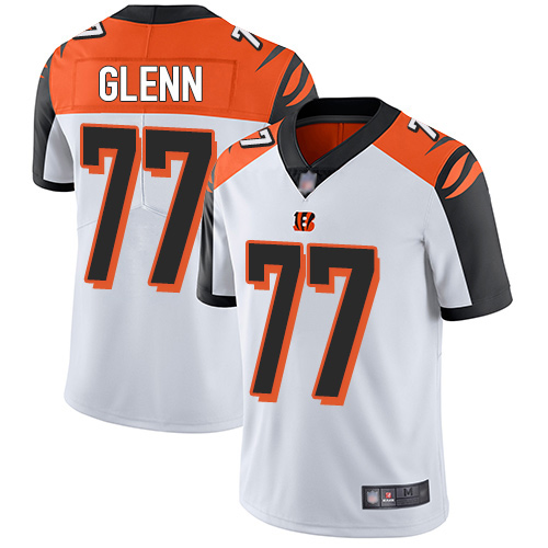 Cincinnati Bengals Limited White Men Cordy Glenn Road Jersey NFL Footballl #77 Vapor Untouchable